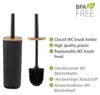 WENKO WC-Garnitur Rotello Schwarz Toilette Reinigung Produktbild-Vorschau 3