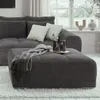 Polsterhocker XXL für Big-Sofa 120x120, Federkern Produktbild-Vorschau 2
