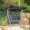 Outsunny Hollywoodschaukel 3-Sitzer Schaukelbank Produktbild-Vorschau 2