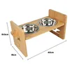 Gamelle pour chats et petits chiens réglable en hauteur Voir les images du produit 2