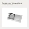 Thebo Steckdosenrahmen TH-KLDNM Silber 1-fach mit Deckel Produktbild-Vorschau 4