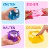 4er Set Cube Squishy Toys Anti-Stress Spielzeug Produktbild-Vorschau 3