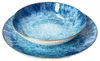 Marina 12tlg Tafelservice blaue Speiseteller Suppenteller Produktbild-Vorschau 2