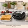 Syntrox Germany Waffeleisen Big 1300W mit Wechselplatten Produktbild-Vorschau 6