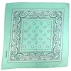 Bandana Tuch Paisley Muster 02 grün-mintgrün weiß Produktbild-Vorschau 2