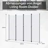 Angel Living Paravant,Sichtschutz,4 Fach Produktbild-Vorschau 7