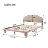 Polsterbett mit LED-Beleuchtung, 140x200 cm, Doppelbett mit Produktbild-Vorschau 5