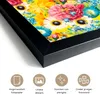 MuchoWow® MuchoWow® Gerahmtes Poster Blumen - Farben - Produktbild-Vorschau 3
