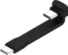 A black USB-C cable with angled connectors. Produktbild-Vorschau