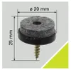 Tarrox Filzgleiter zum Schrauben Ø 20 mm 24 Stück braun Produktbild-Vorschau 6