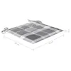 The Living Store Gartenstühle mit Kissen 8 Stk. Massivholz Produktbild-Vorschau 8