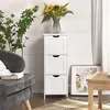 VASAGLE Badezimmerschrank, schmaler Badschrank mit 3 Produktbild-Vorschau 1