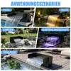 31cm Teich Wasserfall mit UVC-Lampe RGB-Beleuchtung Produktbild-Vorschau 6