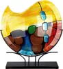 Gilde Glasart, Vase, rund, "Murano", Glas, mehrfarbig, VE Anteprima dell’immagine prodotto 1