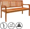 Casaria Banc de jardin Résistant aux intempéries - Bois Voir les images du produit 2