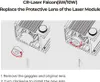 5 kusů ochranných čoček Creality CR-Gravier Falcon, Náhled obrázku produktu 3