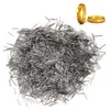 A pile of small metal pins and two gold rings on a white background. Anteprima dell’immagine prodotto