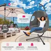 závěsné křeslo tectake® Anika včetně ochranného krytu, 100 Náhled obrázku produktu 4