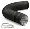 Tubo di scarico Relaxdays, 2 fascette, Ø 125 mm, 5 m, PVC, Anteprima dell’immagine prodotto 1
