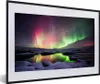 MuchoWow® MuchoWow® Gerahmtes Poster Nordlichter - Schnee - Produktbild-Vorschau 1