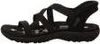 Skechers Slip-Ins: Reggae Slim  Sandalen Plat - Zwart - Voir les images du produit 49