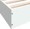 vidaXL Rama łóżka bez materaca biała 180x200 cm materiał Podgląd zdjęcia produktu 8