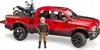 bruder RAM 2500 Power Wagon mit Ducati Desert Sled und Produktbild-Vorschau 3