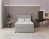 Boxspringbett, 120cm x 200cm, Grau, mit Bettkasten, Produktbild-Vorschau 3