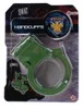Polizei Handschellen grün 21 x 7 x 1,5 cm Produktbild-Vorschau 2