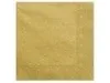 Serwetki trójwarstwowe złoty 40x40cm 20szt Podgląd zdjęcia produktu 1
