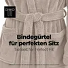 etérea Kuschelfleece Bademantel mit Kapuze – Morgenmantel Produktbild-Vorschau 4