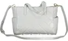 Elegante graue Damenhandtasche mit recyceltem Material und Produktbild-Vorschau 2