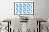MuchoWow® Gerahmtes Poster Blumen - Blau - Hortensie 90x60 Produktbild-Vorschau 3