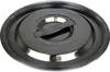 A stainless steel bucket lid with a handle. Produktbild-Vorschau