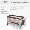 Kinder Reisebett klappbar inklusive Tragetasche, 126 x 65 x Produktbild-Vorschau 5