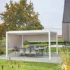 sweeek - Pergola mit Lamellendach Palace 3x4m mit Markise Produktbild-Vorschau 2