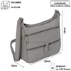 Damen Tasche Schultertasche Umhängetasche Leder Optik Produktbild-Vorschau 2