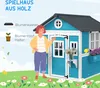 Outsunny Kinderspielhaus aus Holz Spielhaus Outdoor mit Produktbild-Vorschau 4