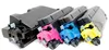 Four toner cartridges for a printer, arranged diagonally. Produktbild-Vorschau