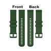 Dunkelgrün Silikon-Uhrenarmbänder, Schnellverschluss, Produktbild-Vorschau 2