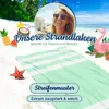 Strandlaken groß 100x200 cm, gestreift, 100 % Baumwolle, Produktbild-Vorschau 2