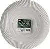 Weiße runde Pappteller 32 cm 10 Stück. Produktbild-Vorschau 3