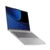 A silver laptop is shown from a diagonal angle against a white background. Produktbild-Vorschau