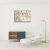 Legendarte - Kunstdruck auf Leinwand - Alte Karte Nr. 7 - Produktbild-Vorschau 2