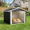 Hundehütte Outdoor XXL Metall 102x91x84cm Wasserdicht Produktbild-Vorschau 10