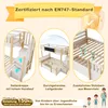 Etagenbett für 3 Kinder 90x200 & 140x200 cm ,mit Produktbild-Vorschau 2