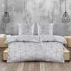 Biber Bettwäsche 135x200 cm 4 tlg. Baumwolle Silber Grau Produktbild-Vorschau 1