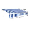 Gelenkarmmarkise 300x250cm einziehbare Markise Sonnenschutz Produktbild-Vorschau 2