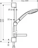 Hansgrohe Brausegarnitur CROMA 100 VARIO 27772000 65cm Produktbild-Vorschau 7