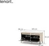 YOURHOUSE24 Sitzbank Garderobenbank TREND TG-05 mit Produktbild-Vorschau 5